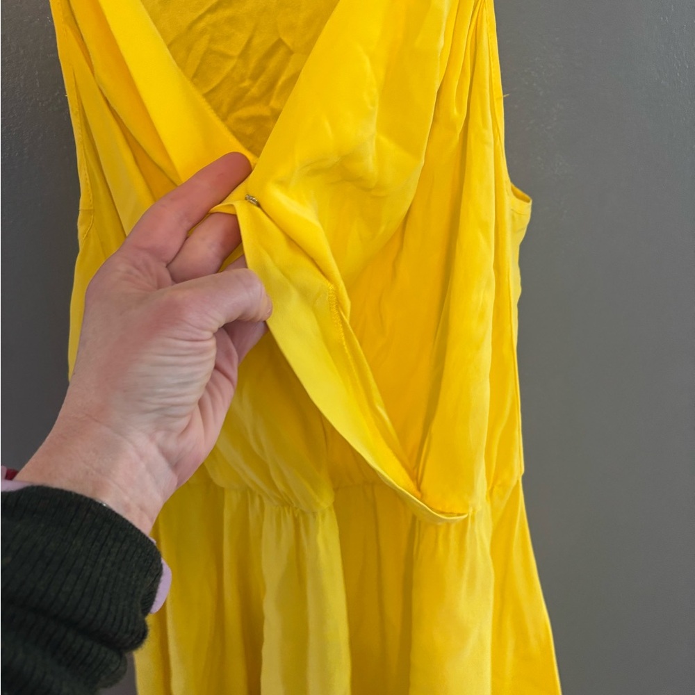 Amanda Uprichard Yellow Silk Mini Dress - Picture 8 of 8